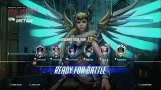 Overwatch Competitive Mercy Gameplay | Diamond Mercy Gameplay | No Commentary