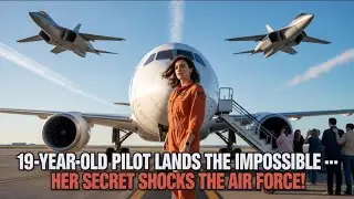 Commercial 19 year old girl Pilot Saved 285 Passengers Then Fighter Pilots Revealed Her Top Gun Past