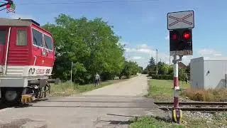 Železničné priecestie Komárno-Kolož [SP2189] - 4.6.2022 / Žel. přejezd / Slovak railroad crossing
