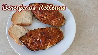 Berenjenas Rellenas de carne picada - Parada y Fonda