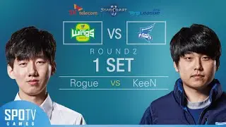 [SPL2016] Rogue(Jin Air) vs KeeN(Afreeca) Set1 Lerilak Crest -EsportsTV, Starcraft 2