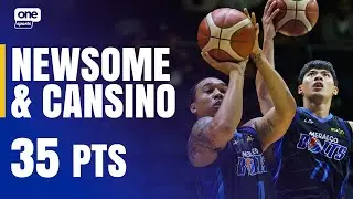 Newsome, Cansino SCORE 35 PTS COMBINED vs. TNT | PBA SEASON 50 PHILIPPINE CUP | HIGHLIGHTS