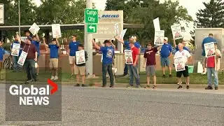 Over 3,000 Boeing fighter jet workers go on strike after rejecting contract offer