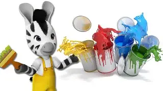 Zou The Painter 🖌️ Cartoon For Kids | Animated Stories | Zebra Cartoon | Zou in English