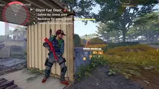 defending a lvl 4 control point solo..with rogue agents showing up