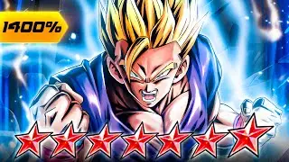(Dragon Ball Legends) ZENKAI 7, 1400%, 14 STAR BLU SSJ GOHAN! AN IMPENETRABLE FORTRESS!