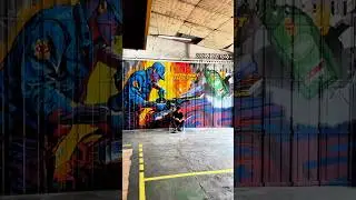 Mural di bengkel mobil #mural