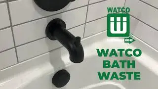 Watco Bath Waste's Matte Black finish is Red Hot