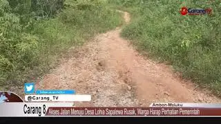 Akses Jalan Menuju Desa Lohia Sapalewa Rusak, Warga Harap Perhatian Pemerintah
