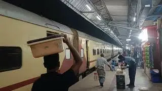 Wag9hc powered 07030 Charlapalli-Agartala Special Fare arrival at Bhubaneswar Railway Station/Train 