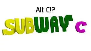 Subway Logo Bloopers 4 Take 42: A different letter has been ADDED.