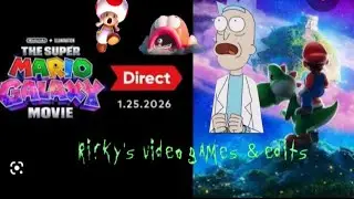 Reacting to the Super Mario Galaxy Movie direct 1.25.26 