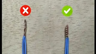 Trik menyambung Kabel Super Kuat ][How to Twist Electric Wire Together