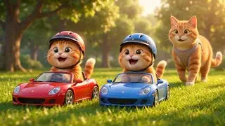 Mama Cat Trims Fur on the Farm and Makes Tiger Hat For Kittens At Home🐾🎩🐯