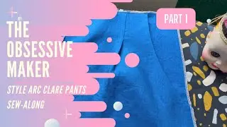 Пошив брюк Style Arc Clare: Часть 1 - передние складки и карманы.