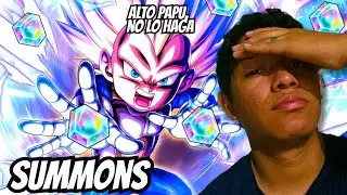 🥲¿VALIÓ LA PENA? Tirando todas mis cristales por el nuevo Vegeta ssj3 Mini | Dragon Ball Legends