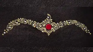 Bridal kolka design || step by step