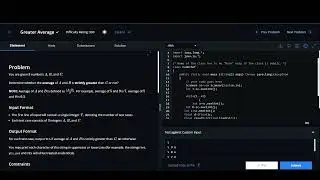 Greater Average Codechef