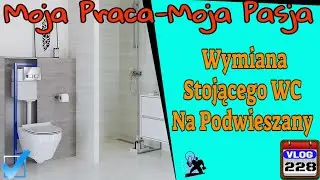 Wymiana Stojącego WC Na Podwieszany