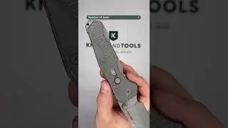 Real Steel Evolution 9912 Heavy Duty Tactical Knife, Stonewashed Tanto S35VN, Titanium, pocket knife
