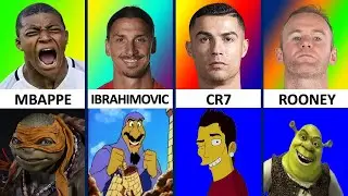 Football players who look like cartoons