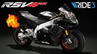 RIDE 3 - APRILIA RSV4 RR CUSTOMIZATION | AGGRESSIVE GAMEPLAY