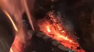 Wood burning fire place/best peaceful therapy 