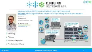 Webinar: Nachhaltig Kühlen und Heizen: F-Gas-Verordnung in der Pharmaindustrie