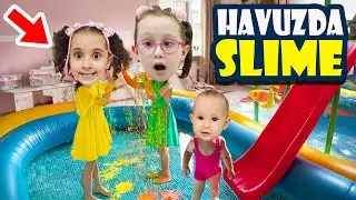 BAHAR VE BANU ALYA EVİN İ&Ccedil;İNDE HAVUZ KURDU !! S&Uuml;RPRİZ YAPTIM !!