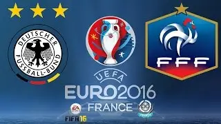 EUROCOPA - ALEMANIA VS FRANCIA!!! FIFA16 [ HD ]