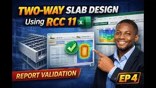 1.4 Two Way Slab Design Using RCC 11 Excel  Software Report Validation