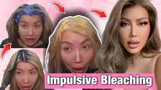 How to bleach  your hair at home Vlog