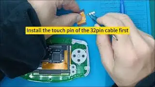 COOERQI GBA IPS LCD Screen Shell replace 40pin FFC cable to 32pin Cable