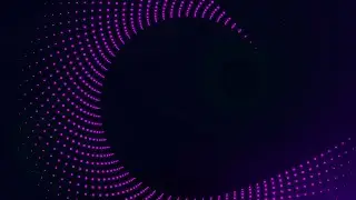4K Glowing Purple Particles Motion Background