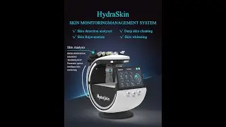 New appearance Smart ice blue hydra facial bubble machine with skin analysis function