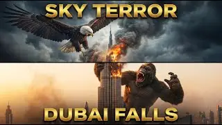 Epic Battle: King Kong vs Giant Eagle | Dubai City War | Full Fight Extended (4K)#ai #movie #film