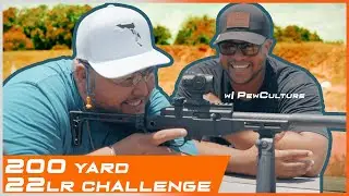 Can You Hit 6 of 10? 22LR Shooting Challenge, Red Dot Tips & 2A Community Vibes w @Pewculture