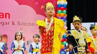 Viraj kanungo as krishna @BachpanGlobalOfficial @ annual function 2026 #mahabharat #krishna #kanhaji
