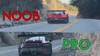 Noob vs Pro GT3RS on Angeles Crest Highway