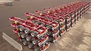 OKZ TRAILER - Consegna di 70 semirimorchi portacontainer Darx all&rsquo;azienda INTERMODALTRASPORTI