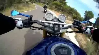 RUTA BAJANDO POR EL GARBÍ-ORONET. HYOSUNG GT COMET 250