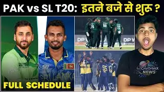 PAK vs SL T20 Series 2026 Full Schedule | Match Date & Time, CricOrbitX News