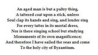 Sailing to Byzantium by W.B. Yeats (read by Tom O'Bedlam)