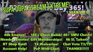 Marvel Future Fight: F2P Account Day 365!  1 YEAR F2P SUPA DUPA STREAM EXTREME!!  🎉🍻🤓👛💯