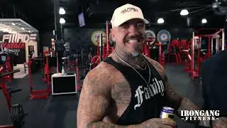 IronGang Hitting those shoulders at Self Made Training Facility Scottsdale