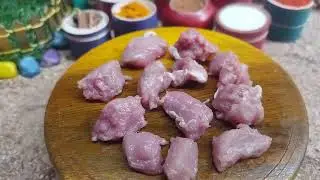 Mutton curry ❤️❤️ Miniature cooking #adminikitchen #mutton #please_subscribe_my_channel 