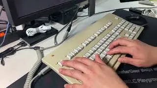 Apple extended keyboard 2 / alps skcm damped cream