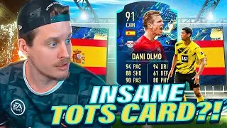 INSANE VALUE TOTS?! 91 TOTS MOMENTS DANI OLMO REVIEW! FIFA 21 Ultimate Team