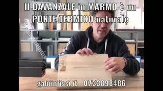 78 Il DAVANZALE IN MARMO è un ponte termico naturale