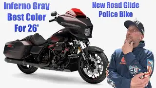 Harley Davidson CVO ST Inferno Gray - Полицейский мотоцикл Road Glide - Harley, выпущенный к 250-...